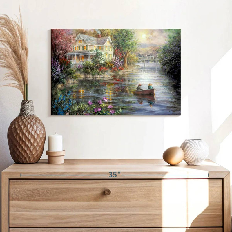 Lilie The Evening Reflections, 16" H x 24" W