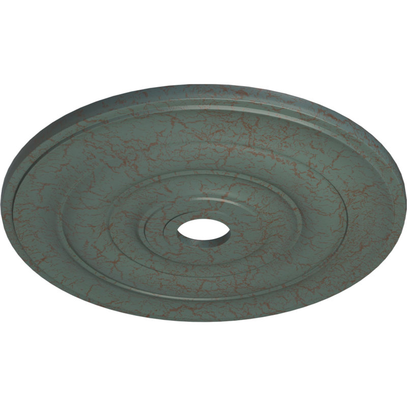 Médaillon de plafond de 26 1/2 po x P 3 5/8 po x P 1 1/2 po Jefferson (convient aux auvents de 5 po ou moins)
