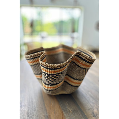Handwoven Wave Basket