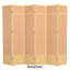83.5" x 86" Jute Shoji 6 Panel Room Divider-820977481-868720493