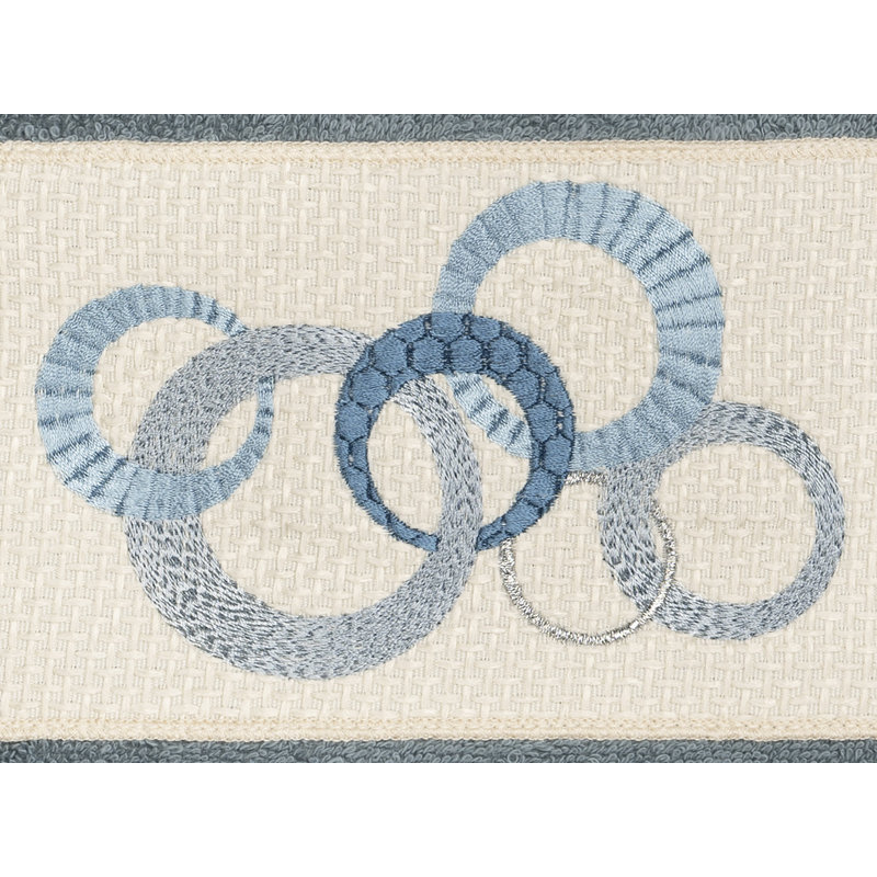 Ensemble de serviettes 3 pièces Annabelle Textiles, Bleu sarcelle