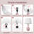 19”Ceramic Table Lamp Set of 2, Modern Bedside Lamps for Nightstand, Bedroom, Living Room with Rocker Switch-1727873809