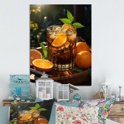 Cocktails Onyx Russian Dream I - Cocktails Metal Wall Art