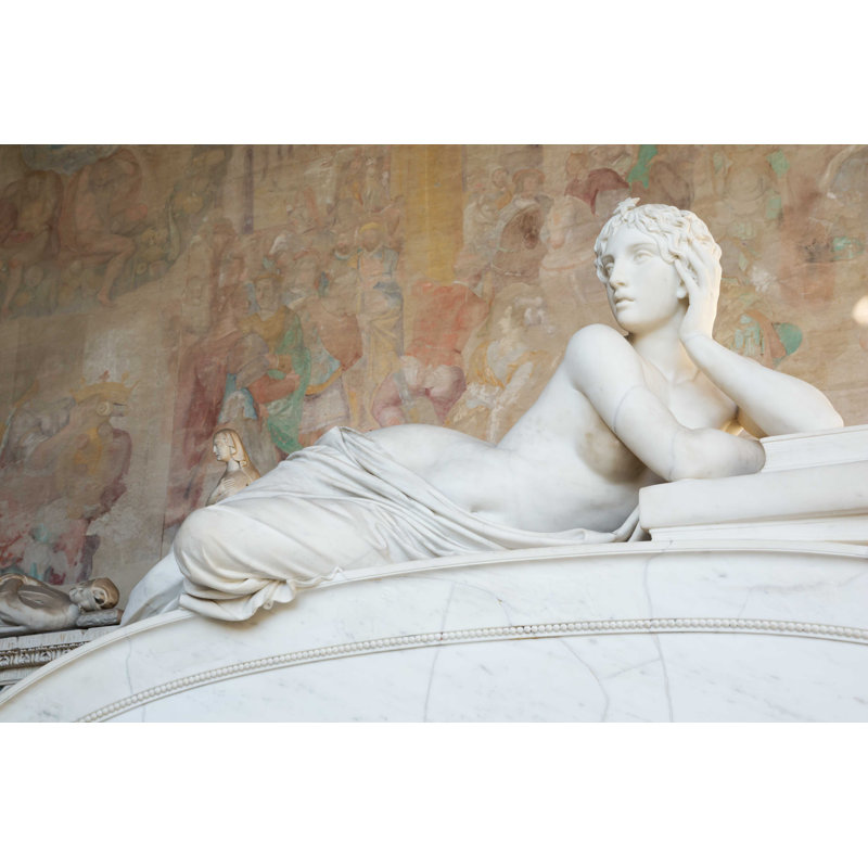 Old Old Beautiful Statue par Manakin - Photographie sur toile tendue, L 30 po x H 20 po