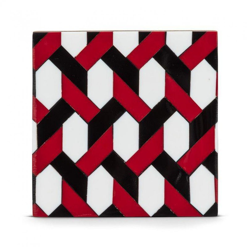 Sous-verre à motif géométrique