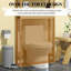 Rangement de salle de bain en bambou peu encombrant, armoire mince moderne au-dessus de la toilette