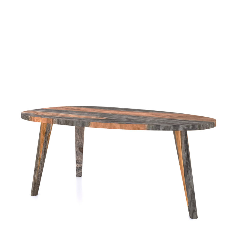 Goa Solid Wood Three Leg Coffee Table
