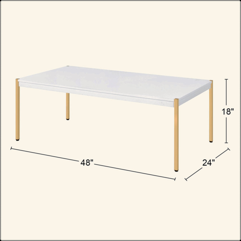 Table basse rectangulaire