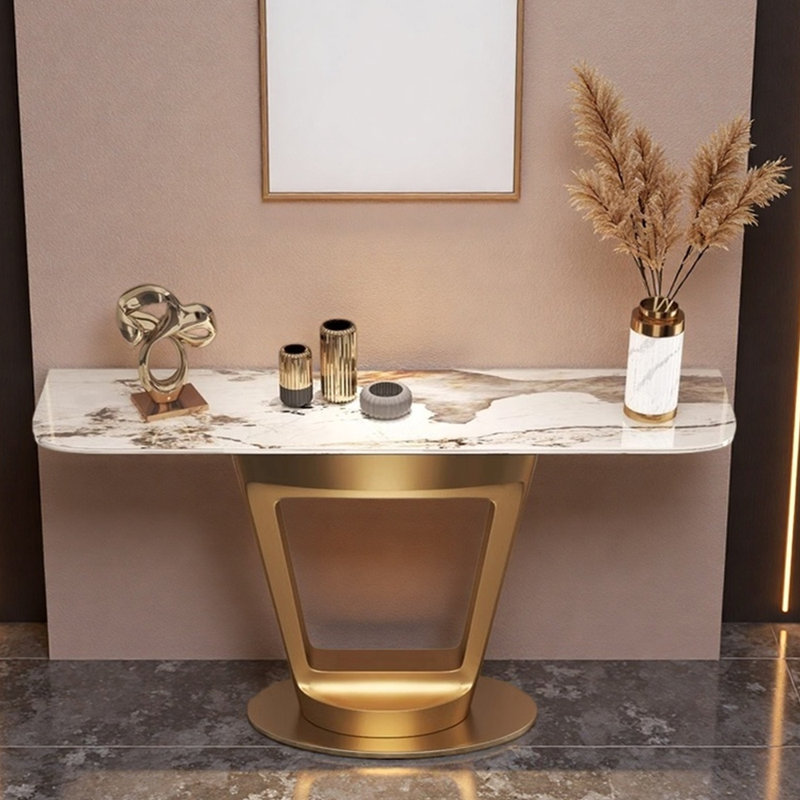 Console de hall d'entrée italienne de luxe, H 33,5 po x l 39,4 po x P 13,8 po