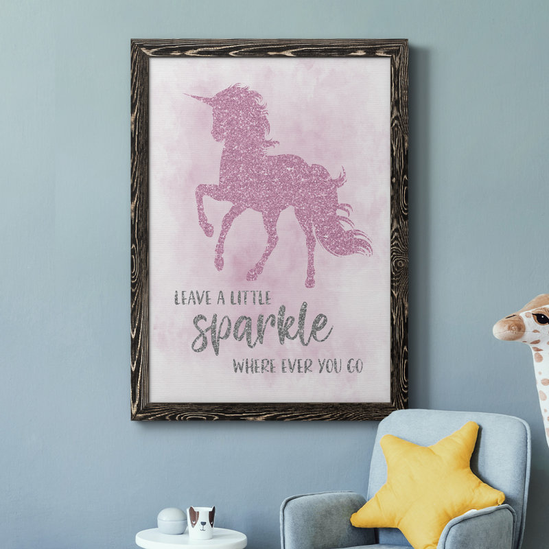 Sparkle - cadre photo, impression sur toile, Cadre noir, H 37,5 po x l 27,5 po x P 1,5 po