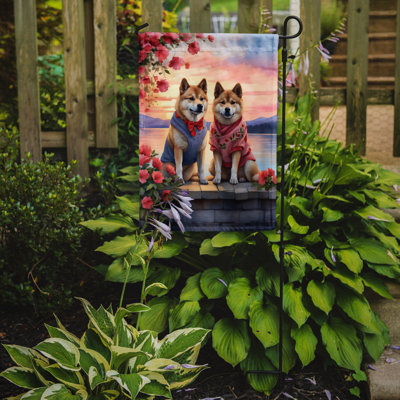 Double Sided 15.5'' H x 11.25'' W Polyester Valentine's Day Garden Flag