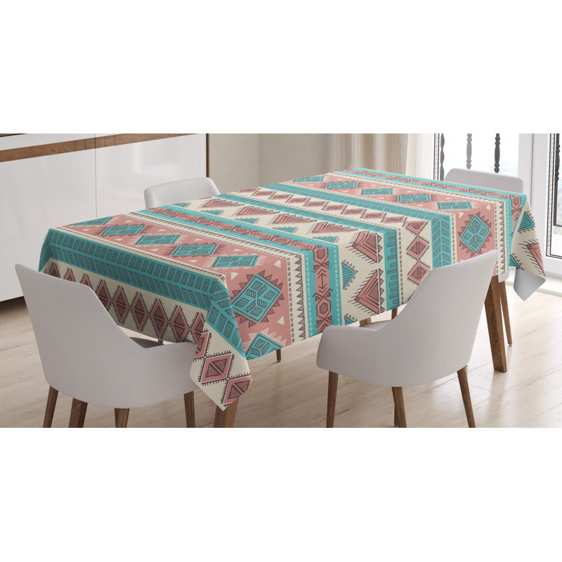Tribal Tablecloth, 90" L x 60" W