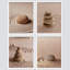Zen Garden Tan Massage Stone Meditation Spa, impression sur papier 4 pièces-97782626-97782627
