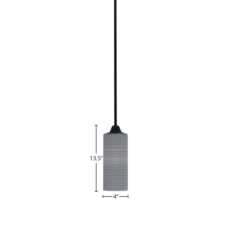 Paramount Stem Hung Pendant, Gray