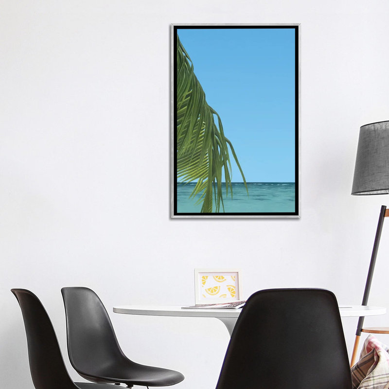 «Tout est romantique», reproduction d'art sur toile encadrée, 40" x 26", Framed Canvas, Silver