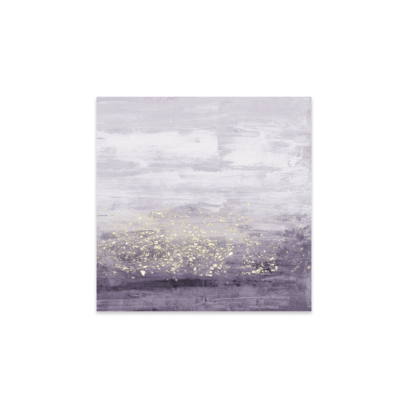 «Amethyst Glitter I» par Jennifer Goldberger - impression sans cadre, H 24 po x l 24 po x P 0,25 po
