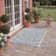 Ellefson Ivory/Navy Indoor/Outdoor Area Rug