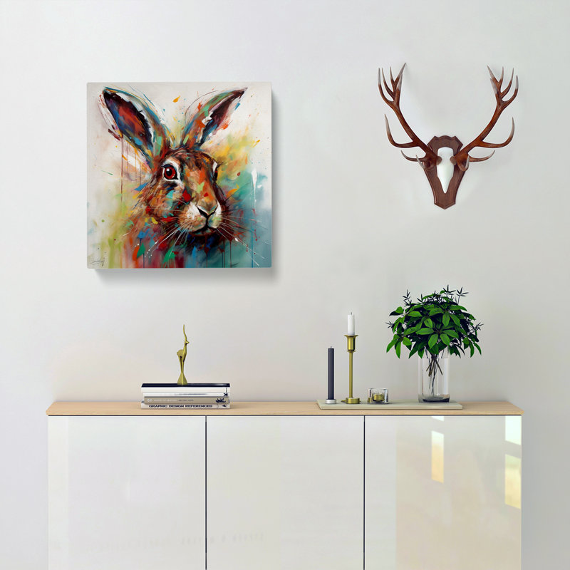 Hare Abstract Art No.3 - Print
