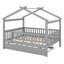 Lit en bois avec couchette-1999249161
