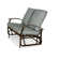Banc oscillant avec coussins Askar