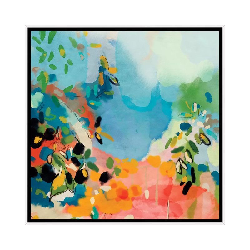 «Garden Garden View with Olive Tree» par Ana Rut Bré - impression d'art graphique, Aucun mat, H 37 po x l 37 po x P 1,5 po