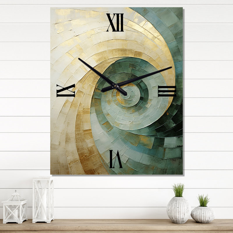 Minimalisme beige - Spirales murales spirales abstraites, Grand