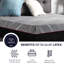 Matelas 11 pouces avec base ajustable - Matériaux en mèche qui élèvent la tête pour un sommeil sur mesure