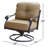 Frazee Swivel Powder Coated Aluminum Outdoor Lounge Chair