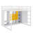 Full-Scale Raised Loft Bed Featuring Closet, Racks-2030843760