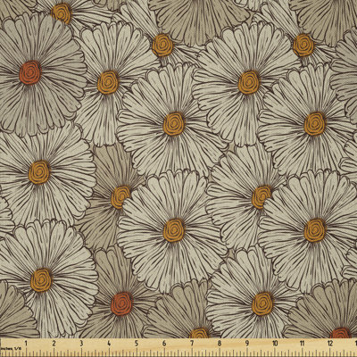 Davari Gerbera Daisies Autumn Garden Multi-Purpose Fabric