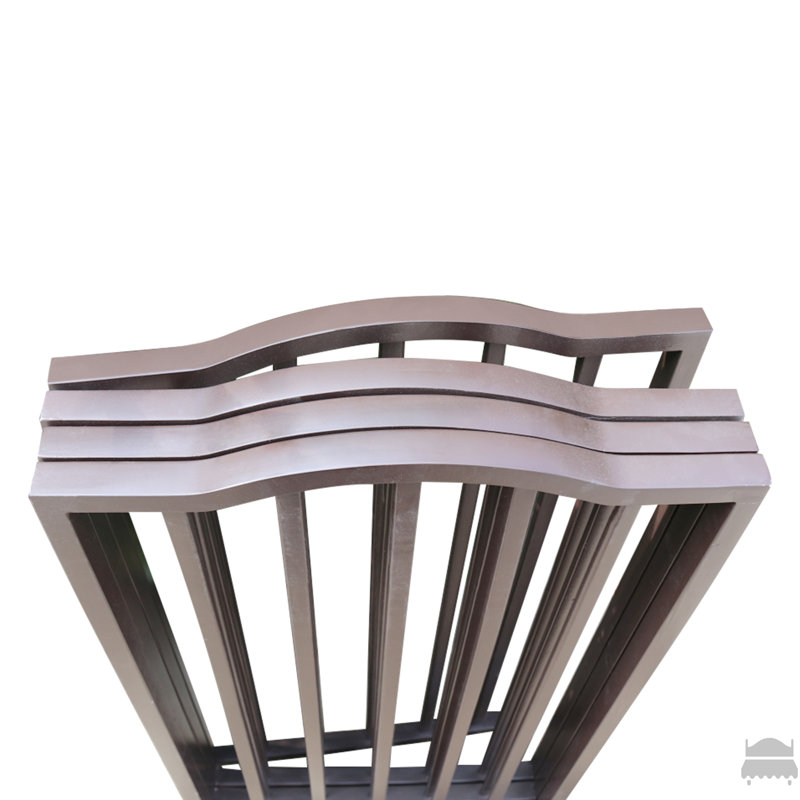 Lit double pleine grandeur avec porte, cadre de lit plateforme en bois massif avec clôture, Brun