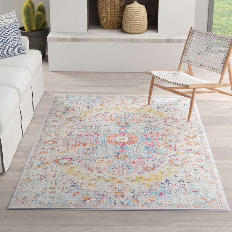 Hillsby Oriental Indoor Rug, Rectangle 6'7" x 9'