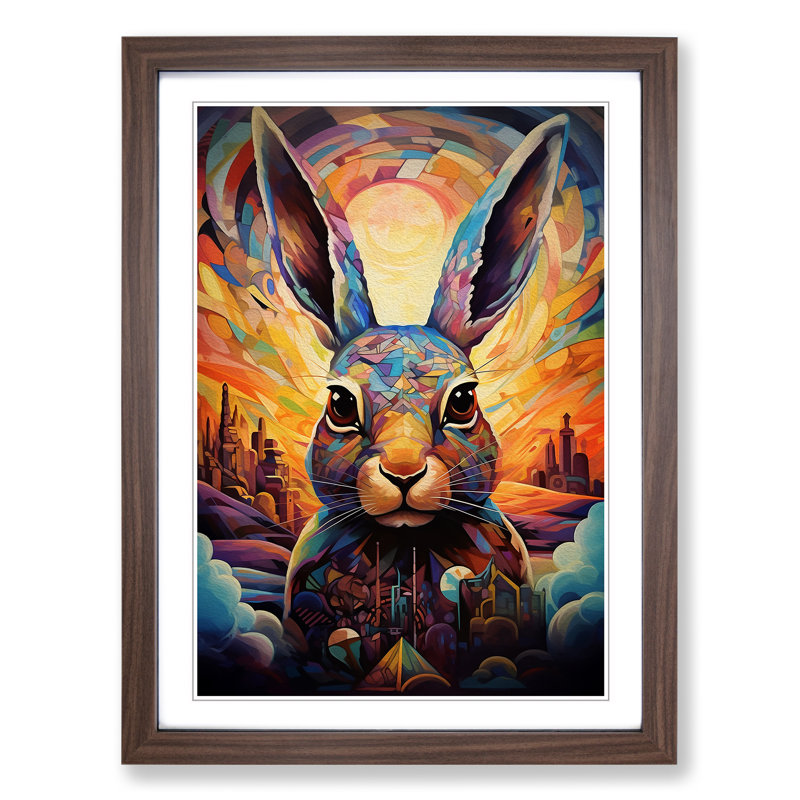 Hare Futurism - Framed Print
