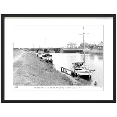 South Ferriby, River Ancholme And Lock C1965 by Francis Frith - Single Picture Frame Print