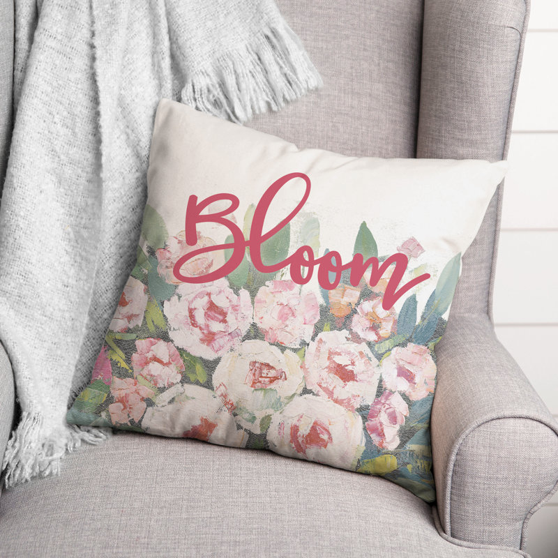 Polyester Throw Square Pillow Cover & Insert, 16" H x 16" W