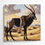 Faune Oryx beige, art mural sur toile-1882480424