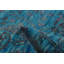 Tapis bleu héritage noué à la main de conception unique 6 pi 1 po x 9 pi 0 po
