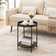 Kappel Steel Tray Top End Table with Storage