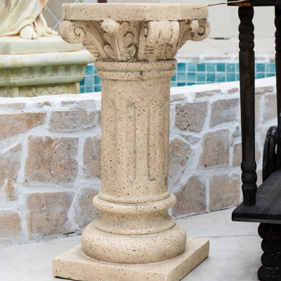 Support pour plantes sur pied de 65,6 cm (25,85 pouces), couleur sable, intérieur/extérieur, oxyde de magnésium, aucun assemblage requis, pour plantes d'intérieur et d'extérieur, fabrication artisanale, prêt à l'emploi, plantes de cuisine