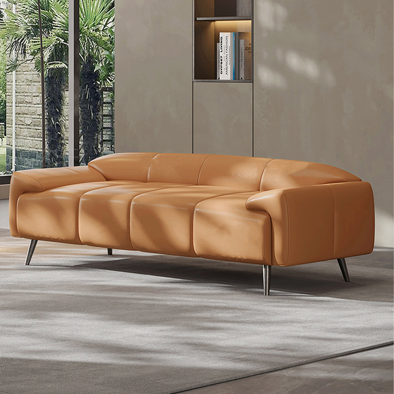 Banc avec revêtement, H 25,59 po x l 59,06 po x P 19,69 po, Orange