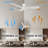 Guria 52'' flush mount ceiling fan without light
