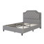 Lit tapissier en velours capitonné-846508813-846508848