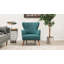 Fauteuil à oreilles rembourré Plattville-1942793177