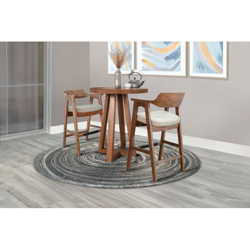  Table bistro Mia, Scorie, H 42 po x L 32 po x l 32 po