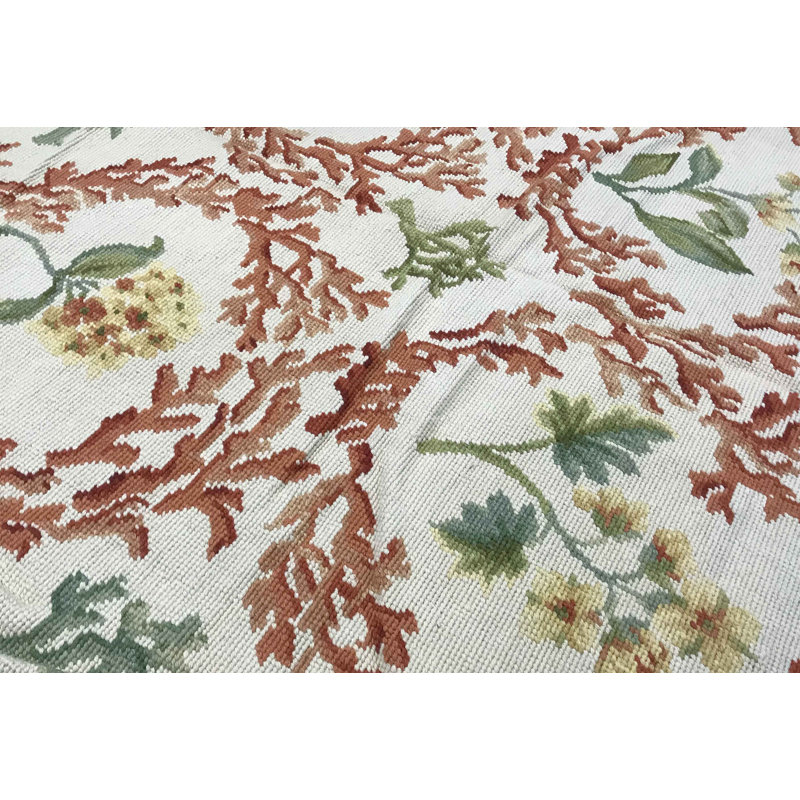 Hand-Knotted High-Quality Beige Area Rug
