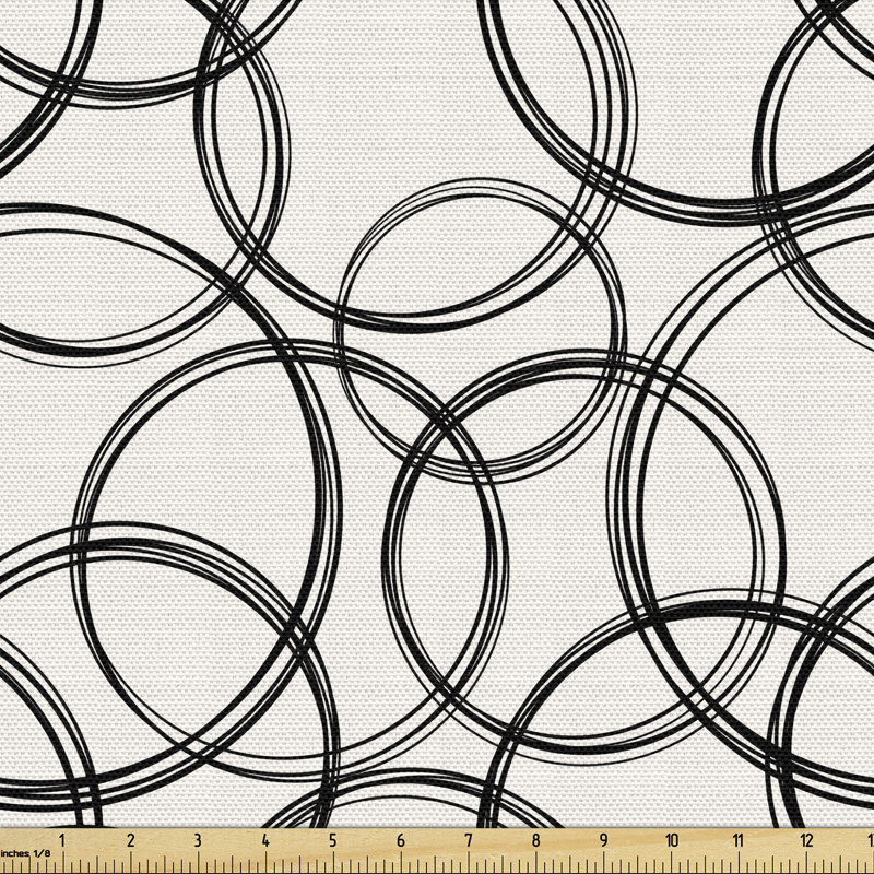 Tissu minimaliste Ambesonne, l 36 po x L 58 po