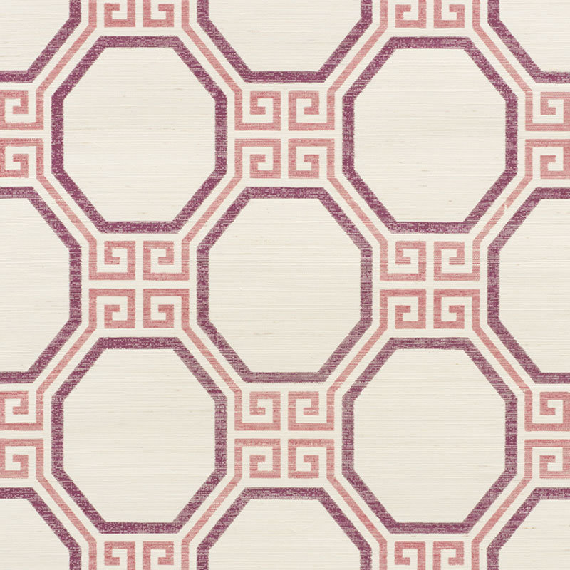Papier peint Octavia Sisal, Cinabre