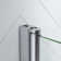 Pasadena 32.17'' W 72.01'' H Frameless Square Reversible Shower Enclosure