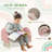 Kids Rocking Chair, Princess Crown Toddler Chair, Children's Armchair Rocker With Rainbow Backrest For Bedroom, Playroom-792385895