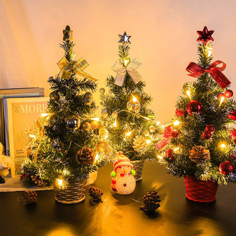 Arbre de Noël artificiel lumineux 18 'Hasen, Or